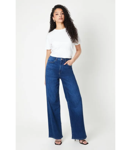 Tall Wide Leg Denim Jeans