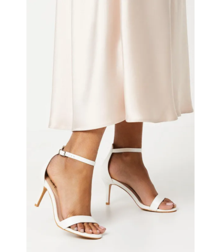 Tasha Low Stiletto Barely There Heeled Sandals