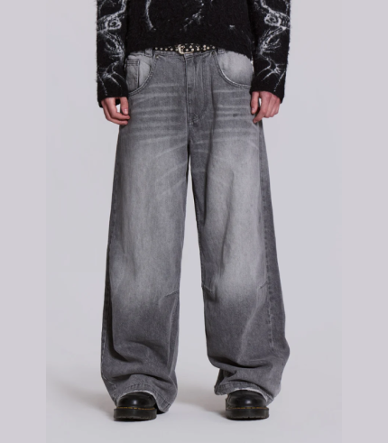 Washed Grey Colossus Jeans