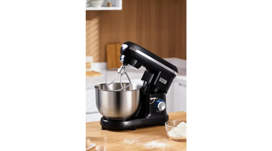 3-in-1 Multi-Function Mixer 5.5-Quart Household Stand Mixer Cake Baking Mixing Bowl 6 Speeds