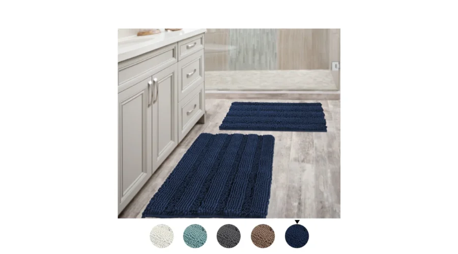 Bathroom Rugs Slip-Resistant Extra Absorbent Soft and Fluffy